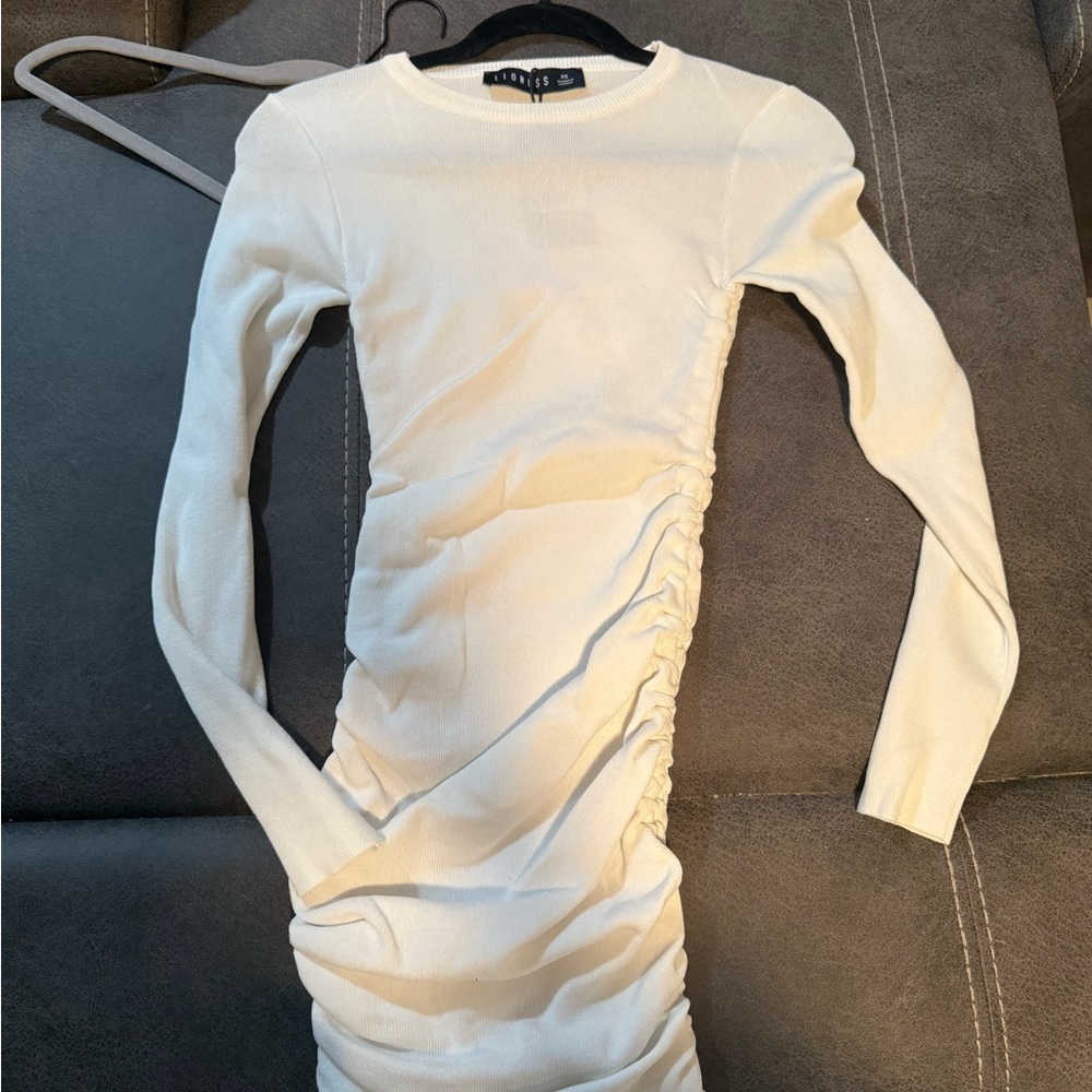 Lioness Ruched Long Sleeve Dress